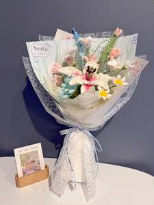 Crochet Floral Art: Spring Whisper Bouquet
