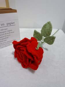 Crochet Floral Art: Royal Rose
