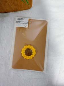 Yellow Sunflower Greeting Card