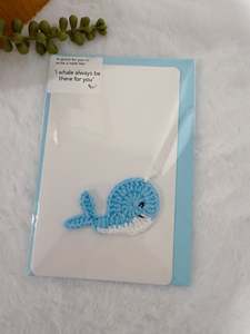 Blue Whale Greeting Card