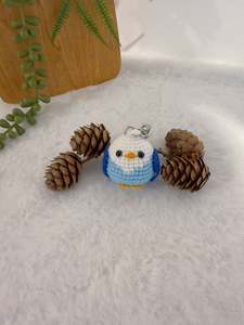 Crochet Decoration: Cutie Parrot Key Charm