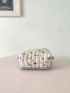 Medium Zipper Pouch – French Butterfly