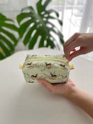 Bag 1: 100% Cotton Little Fantail Makeup Pouch