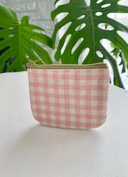 Bag 1: Pink Gingham Check Mini Purse