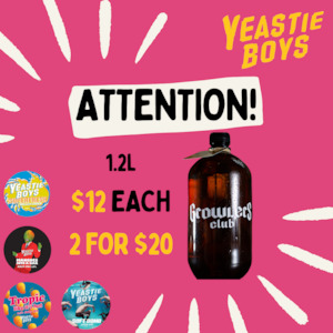 Deliciously Irreverent Beer: Super Fresh 1.2L Growlers