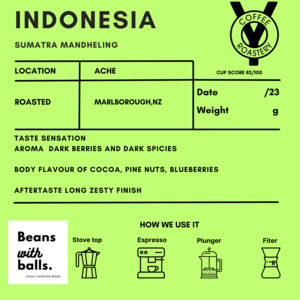 Products: SOS Single Origin Sumatra - The Yellow Roastery