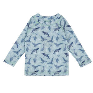 Clothing: Nestling - Swim Rash Vest - Whales