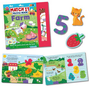 Books: Match It Puzzle Book - Board Book