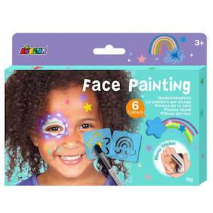 Activities: Avenir - Face Painting - 6 Colours - Rainbow