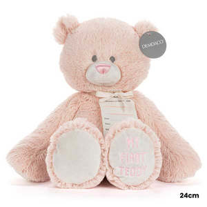 Demdaco - My First Teddy - 40cm Pink