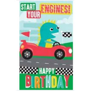 Cards Invitations: Birthday Card - Start Your Engines