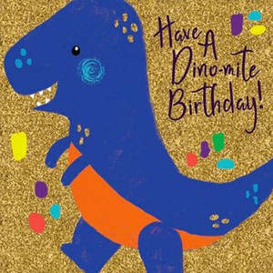 Cards Invitations: Dino Birthday Card