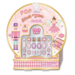 Accessories: Hot Focus - Pop Nail Glitz - Christmas Ballerina