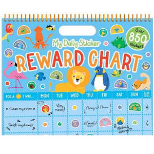 My Daily Sticker Reward Chart - Animals