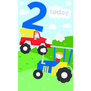 Cards Invitations: 2 Today - Male Birthday Card