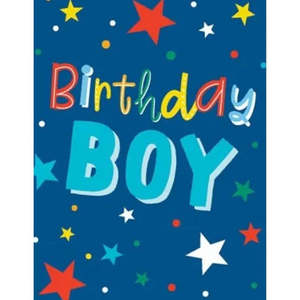 Cards Invitations: Birthday Boy Mini Card - Stars