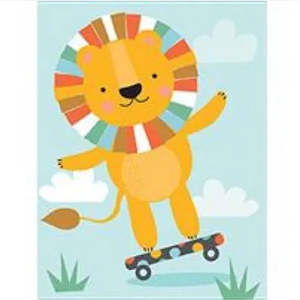 Cards Invitations: Lion Mini Card