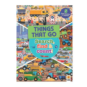 Books: Dandy Lion - Search Find and Count - Things That Go