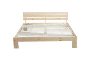 Bed Frame: Bell# NZ Pine Simplicity Bed Frame | Double