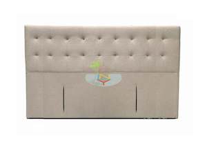Super Kingsize: Boston# Headboard | Super-King | Beige color| TR