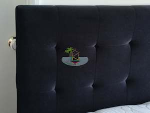Super Kingsize: Boston# Headboard | Super-King | Black color| TR