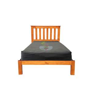 Classic# NZ Pine Simplicity Bed Frame | Single | Pine color | LS