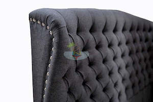 Birmingham# Headboard | Super-King | Charcoal color | LS