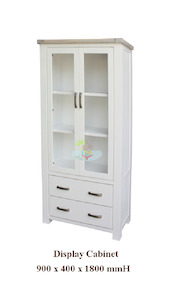 Ashland# Acacia White&Wood Ash Top Display Unit | LS