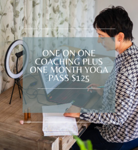 One On One Coaching Plus One Month Yoga Pass