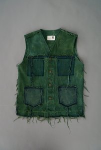 Products: yohozo denim moss vest 04 - YOHOZO STUDIO