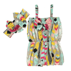 Baby Girl Playsuit – Yolo