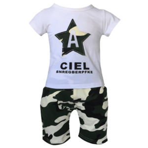 Camo Shorts And T Shirt – Yolo