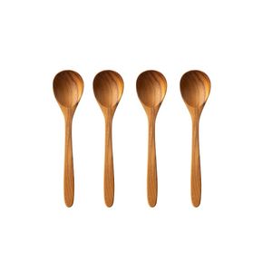 Combo Sets: Set of 4 Handcrafted Wooden Soup Spoons | Yompai  NZ