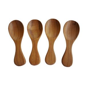 Handcrafted Teak Mini Spoons (Set of 4)