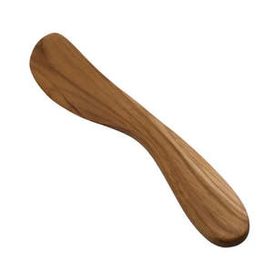 Handcrafted Teak Wood Cheese Knife & Spreader | Sustainable Artisan Charcuterie Tool