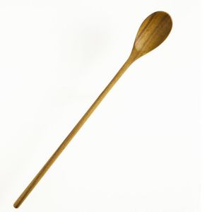 Long-Handled Wooden Parfait Spoon