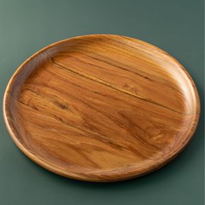 Wooden Utensils For Children: 15cm Baby & Toddler Wooden Plate