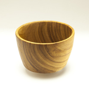 Wooden Utensils For Children: Teak Baby Bowl & Spoon Set
