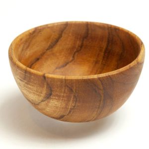 Wooden Utensils For Children: 8cm Baby Starter Bowl | Handcrafted Teak