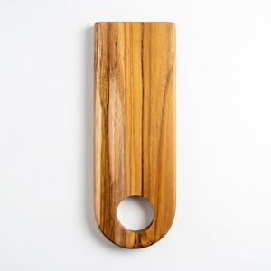Handcrafted Wooden Cheese Boards Serving Trays: Handcrafted Teak Wooden Cheeseboard Board with Integrated Handle