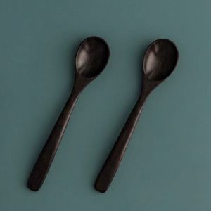 Wooden Kitchen Utensils: Two Handcrafted  Rosewood  Teaspoons | Yompai NZ