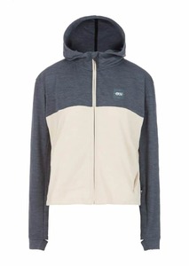 Activewear: Celest Zip Tech Hoodie – Smoke White