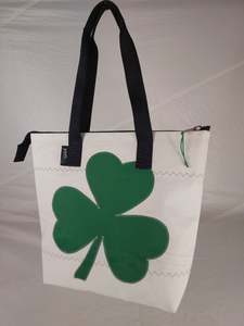 Zip Top Totes: Shamrock Zip Tote 937