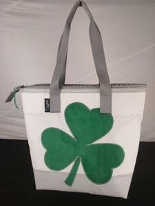 Zip Top Totes: Shamrock Zip Tote 936
