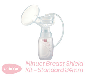 Unimom Breast Shield Kit for: Opera - Minuet - Allegro Pumps Standard 24mm