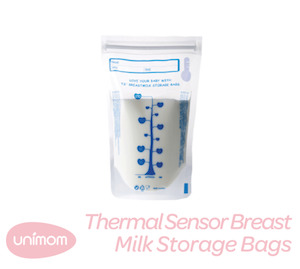 Unimom Thermal Sensor Breast Milk Storage Bags