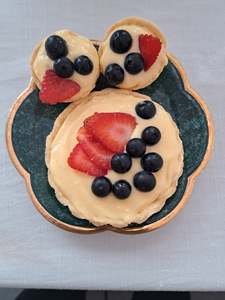 Pastries Scones: Fruit Custard Tart
