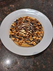 Pancakes Waffles: Chocolate and Caramel Waffle