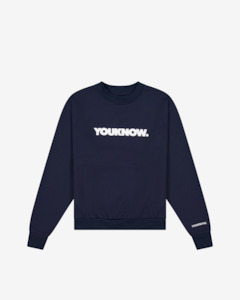 BLOCK CREWNECK | Navy