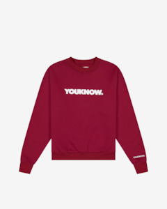 Crewnecks: BLOCK CREWNECK | Maroon